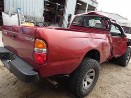 2001 Toyota Tacoma SR5 Burgundy Standard Cab 2.7L MT 4WD #Z23457